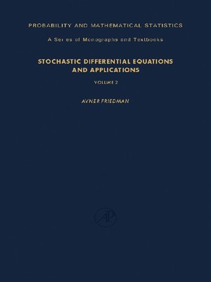 cover image of Stochastic Differential Equations and Applications, Volume 2